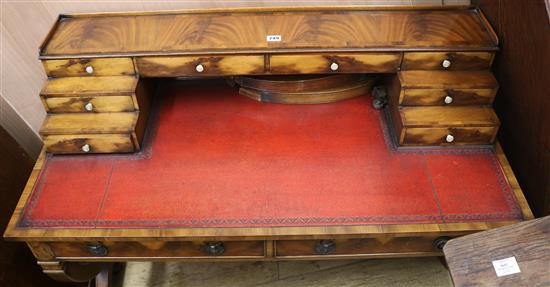 A Regency style mahogany desk